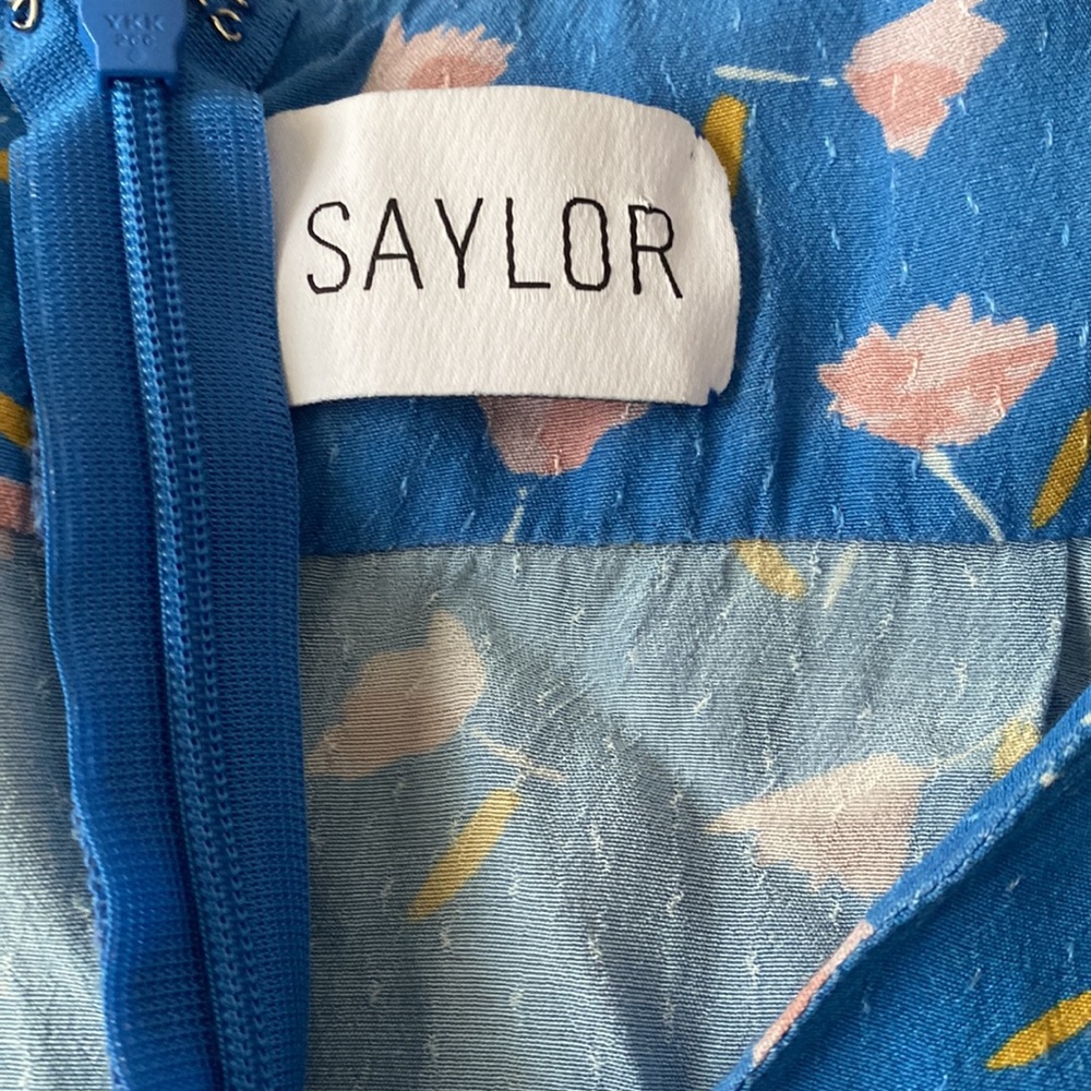 SAYLOR Mel Blue Floral Mini Dressπππ - Picture 8 of 16